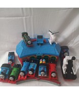 HUGE LOT: Thomas The Train and Friends 12 vehicles and 2002 Train Statio... - £50.99 GBP