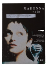 Madonna Vintage Original Promo &quot;Rain&quot; Tabletop Standup 8 1/4 X 11 3/4 Inches!! - £36.76 GBP