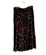 Vintage 90’s Y2K Chaus PleatedSkirt  Size 10 Aztec Print Black Colorful - $38.20 CAD