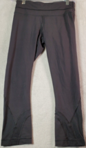 Lululemon Activewear Leggings Womens Size 4 Black Pocket Elastic Waist D... - $21.60