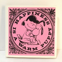 Happiness is a Warm Puppy (Peanuts) Schulz, Charles M. Hardcover Used VGC Snoopy - £6.91 GBP