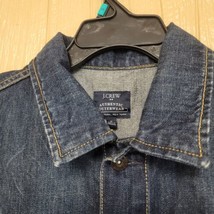 J.Crew Authentic Outerwear Womens Denim Jacket Sz M - Sleeves Have Been Cut Off - £19.20 GBP