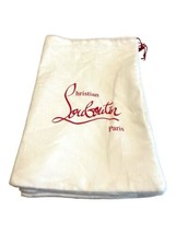 Authentic Christian Louboutin White And Red Shoe or Purse Dust Bag 9”x14” GIft - £18.36 GBP