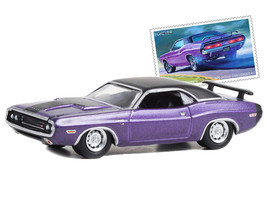 1970 Dodge Challenger R/T Purple Metallic w Matt Black Top USPS United States Po - £14.73 GBP