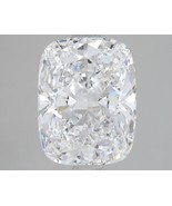 Lab Grown 3.10 Cts CUSHION Cut IGI Certified CVD Diamond E Color VS2 Cla... - $899.00