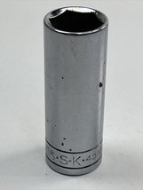 S-K SK Tools  40422  11/16in.  3/8&quot; Drive 6 Pt Deep Socket  USA Some Pitting - £9.35 GBP