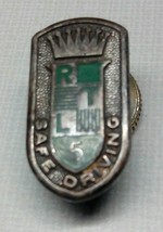 1930&#39;s SAFE DRIVING AWARD RTL RYDER TRUCK LINES 5 YEARS ENAMEL PIN BADGE... - £36.04 GBP