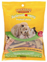 Sunseed Animalovens Pretzel Sticks - Crunchy Veggie Treats for Small Animals - £3.84 GBP+