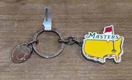 Masters Golf Map/Flag Logo Keychain Yellow Augusta National 2023 NWT - $13.98