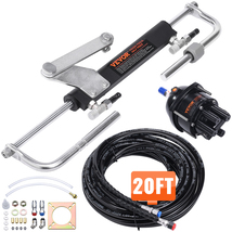 VEVOR Hydraulic Outboard Steering Kit, 90HP, with 20 Ft Hydraulic Steeri... - €261,90 EUR