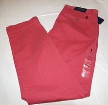 Mens Polo Ralph Lauren 34 X 34 Strtch Str Fit Chino Pant Nantkt Red pant... - $48.90