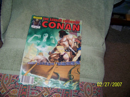 vintage 1984 marvel magazine featuring  conan the barbarian{the savage sword of - $14.00
