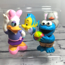 Disney Sesame Street and More Rubber Bath Water Toys Daisy Cookie Monster  - $11.88