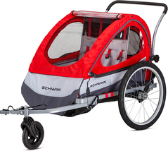 Schwinn Echo, and Trailblazer Child Bike Trailer, Single and Double Baby Carrier - £319.28 GBP