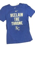 KC Kansas City Royals Shirt Mens Size Small  Blue 2015 Reclaim The Throne - £15.73 GBP