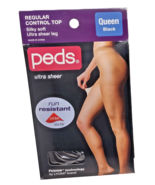( 1 Pair ) Peds Ladies Regular Control Top Pantyhose Ultra Sheer Leg QUE... - $181.36 MXN