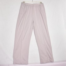 Sara Morgan Pants Women&#39;s Light Gray Pull On Elastic Waist Polyester Siz... - £9.71 GBP