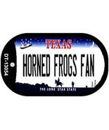 Horned Frogs Fan Novelty Metal Dog Tag Necklace DT-13054 - £12.47 GBP