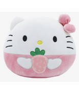 Squishmallow 8” Hello Kitty Holding Pink Strawberry Plush Hot Topic Excl... - $36.20