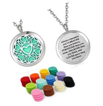 Essential Oil Necklace Diffuser Family Tree of Life - £37.35 GBP