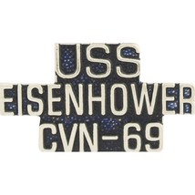 U.S. Navy USS Eisenhower CVN-69 Pin 1&quot; - £7.78 GBP