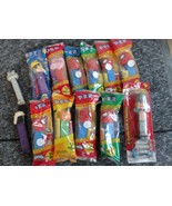 Mixed Lot of 13 PEZ Dispensers Nermal Spiderman Pumkin Skull Nutcracker - $20.45 CAD