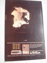 1984 Color Ad Activision Pitfall II Video Game - $7.99