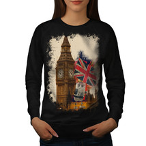 Big Ben Flag London UK Jumper Union Jack Women Sweatshirt - £14.89 GBP