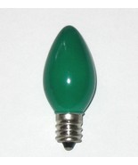 Pack of twenty-five green ceramic C-7 C7 Christmas Lights - $10.59 CAD