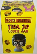 Bob&#39;s Burgers TV Series Head of Tina 3D Ceramic Cookie Jar NEW BOXED - £37.83 GBP