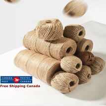 Natural Jute Rope for Packaging Crafts, Gift Wrapping jute, many size 1-... - $1.41+