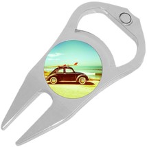 VW Bug Surf Beach Golf Ball Marker Divot Repair Tool Bottle Opener - £9.39 GBP