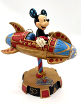 Disney Parks Jim Shore Mickey Astro Orbiter Statue WDW 50th Anniversary Figurine - $93.05