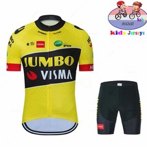 JUMBO VISMA Kids Cycling Jersey Set Shorts Summer Balance  Quick Dry Children Cy - £98.71 GBP