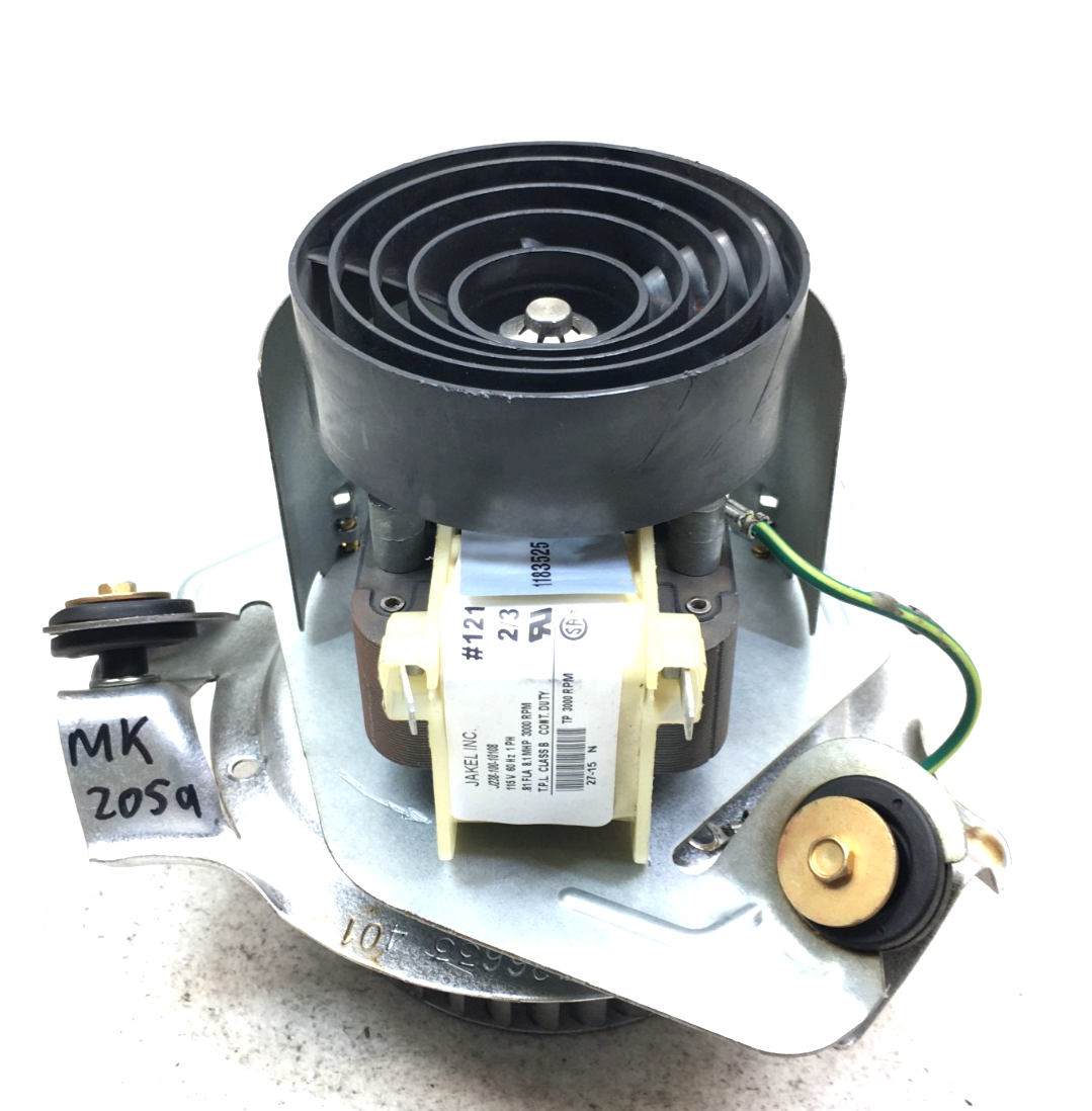 JAKEL J238-100-10108 Draft Inducer Blower Motor 1183525 115V used #MK205A - $95.00