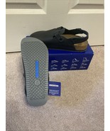 BIRKENSTOCK SIZE 7 WOMEN TOKIO BLACK NARROW PROFESSIONAL SUPER GRIP LEATHER - $2,703.75 MXN