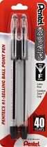 Pentel R.S.V.P. Ballpoint Pen, Fine Line, Black Ink, 2 Pack - $4.95