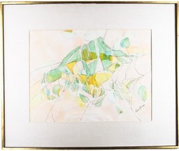 Sans Titre (Abstrait Aquarelle) Par Paul Rivas,Signée &amp; Encadré,72.4cm x 87.6cm - £886.95 GBP