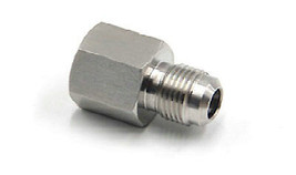 HFS Female JIC 3/8&quot; to Male JIC 1/4&quot; Reducer Adapter Stainless Steel 304 - £12.57 GBP