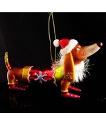 Large sexy dachshund Christmas ornament - whimsical dog gift - wiener do... - £43.45 GBP