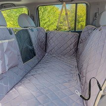 Waterproof Dog Seat Cover For Back Seat With Mesh Window,Stain Resistant Dog Car - $54.99