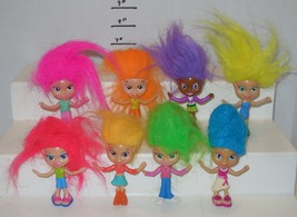 2006 McDonalds Happy Meal Trollz Fashion Dolls Complete Set of 8 toys - £31.45 GBP
