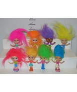 2006 McDonalds Happy Meal Trollz Fashion Dolls Complete Set of 8 toys - £30.98 GBP