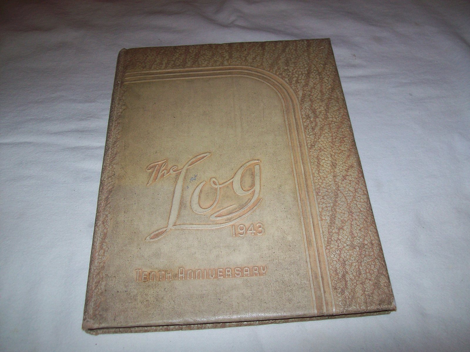 1943 The Log - Farragut High School Yearbook - Chicago IL - $39.99