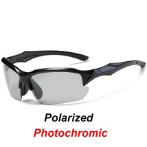 Photochromic Polarized Bicycle  Gles  Color-changing Lenses Riding Fishing Cycli - £83.48 GBP