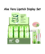 Aloe Vera Color Change Lip Balm Magic Lipstick Wholesale Display Bulk 12... - £8.40 GBP