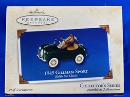 Nos 2003 Hallmark Ornament 1949 Gillham Sports Car Kiddie Car Classics Golf Nib - £13.34 GBP