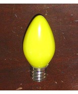 Pack of Twenty-Five rare Yellow ceramic C-7 C7 Christmas Lights - $10.59 CAD