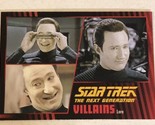 Star Trek The Next Generation Villains Trading Card #56 Lore Brent Spinner - $1.97