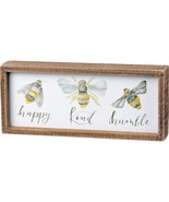 Primitives by Kathy 101758 Inset Box Sign, 10&quot; Length x 4.25&quot; Height x 1... - $15.83
